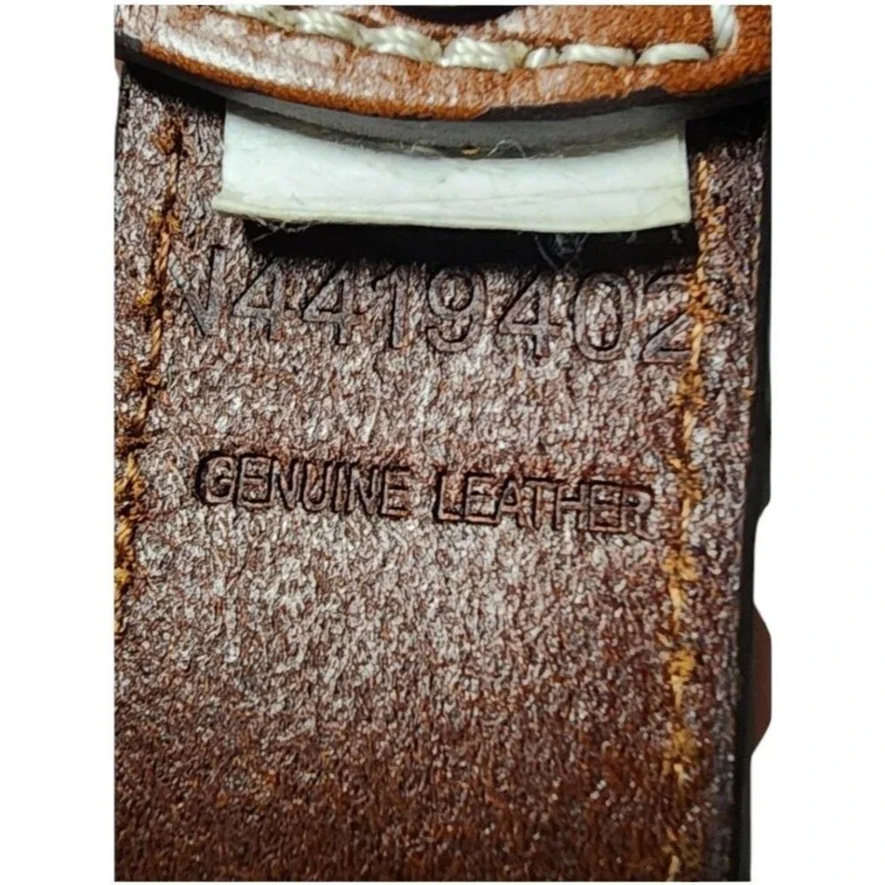 Nocona Embellished Leather Belt 26
